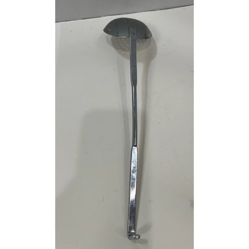 Irvin Ware Chrome USA Made Ladle Serving Spoon Utensil Hanging Handle MCM